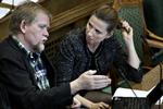 UTILFREDS. Enhedslistens Christian Juhl er ikke tilfreds med beskæftigelsesminister Mette Frederiksens nye kontanthjælpsreform. 