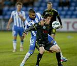 NÆRKAMP. Brøndby og Esbjerg måtte ud i forlænget spilletid for at afgøre pokalsemifinalen. 