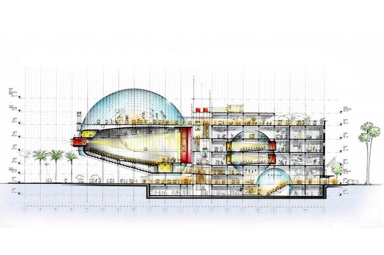 Byggeplaner. Projektet er tegnet af stjernearkitekt Renzo Piano og Zoltan Pali. 