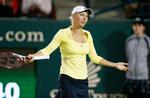 Comeback. Efter et par ugers pause, hvor Wozniacki bl.a. har været til golf med kæresten Rory McIllroy, er hun tilbage på tennisbanen. 