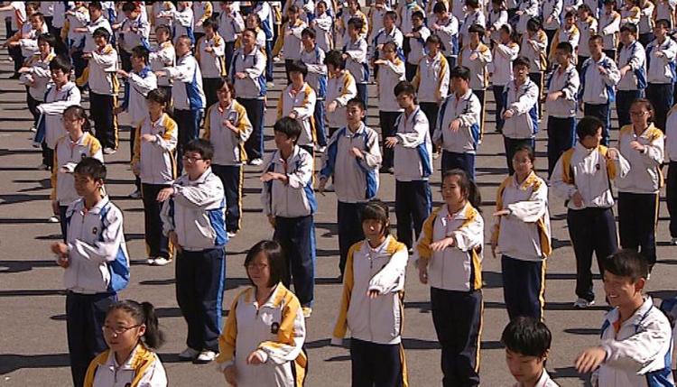 Skolesystemer. Hård konkurrence blandt eleverne er udpræget i det stærkt kritiserede kinesiske skolesystem. 