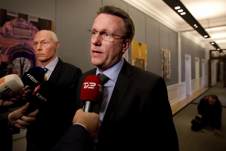 IRRITERET. Justitsminister Morten Bødsko (S) er røget i infight med toppen af dansk presse. 