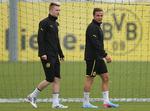 KAMPKLAR. Både Marco Reus og Mario Götze er med mod Real Madrid i aften. 