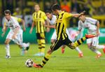 Rekord. Straffesparket til 4-1 gjorde Robert Lewandowski til den første firemålsskytte i en semifinale i mesterholdenes turnering. 