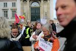 Demo foran christiansborg