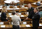 Splittelse. Regeringen synes at være delt op mellem en fløj, der kun taler om politik, og en fløj, der kun taler økonomi. Den har glemt at samtænke de to ting. 