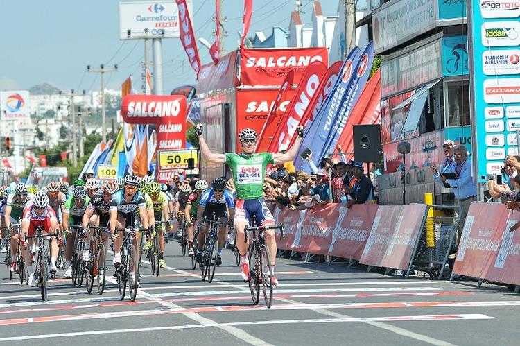 Spurt. André Greipel kørte til sejr i Tyrkiet Rundt. 