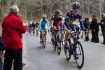 Cykelløb. Chris Anker Sørensen fra Team Saxo-Tinkoff gjorde udfald i Tour de Romandie. Her er han dog i  cykelløbet Liège Bastogne Liège.  på ruten. 