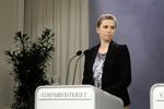 Indgreb. Beskæftigelsesminister Mette Frederiksen (S) præsenterede i dag regeringens lovforslag, der skal afslutte lærerkonflikten og åbne skolerne fra på mandag. 