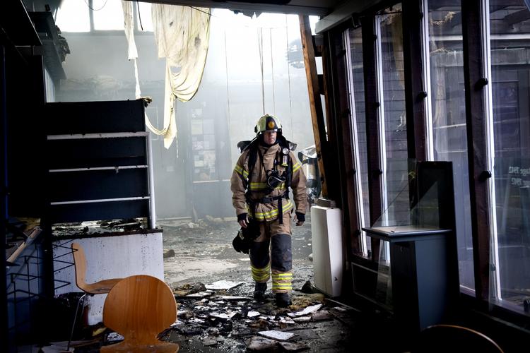 Trist. Arbejdet med at danne sig et overblik over skaderne på Frihedsmuseet er gået i gang. De er omfattende. 