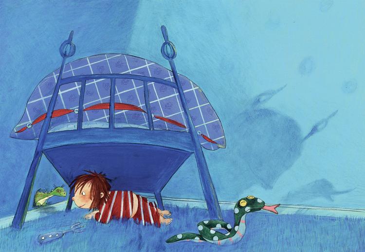 Drageven. Barbara Korthues' tegninger er runde, uldne og livlige. 