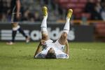 NEDTUR. For første gang i over et år fik Christian Bolanos og de øvrige FCK'ere ikke scoret i en hjemmekamp. Det skete i Superligaen senest 18. marts sidste år med 0-0 mod FC Midtjylland. 