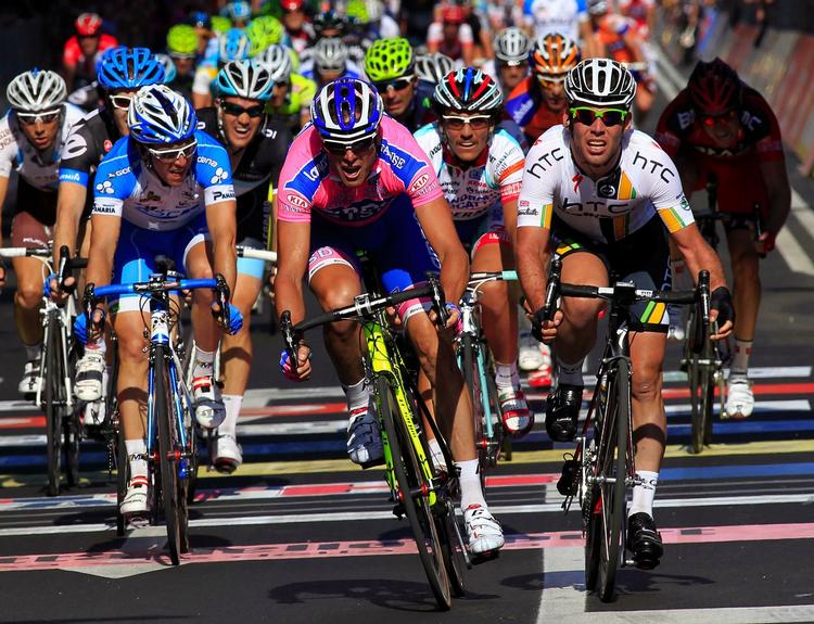 ALLIANCE. Efter at have udkæmpet talrige dueller om sejren skal Alessandro Petacchi (tv.) måske til at hjælpe Mark Cavendish (th.). 