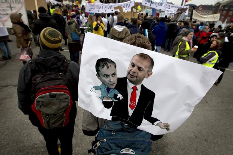 indgreb. Finansminister Bjarne Corydon er sammen med KL's Michael Ziegler blevet kritiseret for ikke at tage hensyn til lærernes ønsker til ny overenskomst. (arkivfoto) 