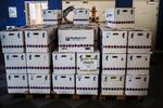 BRANDSKADER. Frihedsmuseets samling blev reddet under ildebranden i weekenden. Nu står kasserne på Nationalmuseets bevaringsafdeling, hvor tingene skal gennemgås for skader. 
