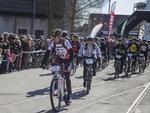 STARTSKUD. 1500 ryttere satte fra start i Aalborgs Nordkraft-område, inden en hård kuperet tur på 100 km gennem Nordjylland. 