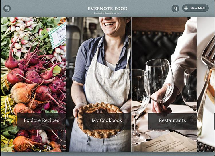 KØKKENHJÆLP. Evernote har lavet en særlig version af deres digitale notes-program til folk, der er fikse i et køkken. Evernote Food er netop kommet til Android i version 2.0 (Foto: Evernote) 