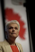 Erkendelse.  »De første år i regering har så absolut ikke været en dans på roser«, sagde partiformand Annette Vilhelmsen (SF) 
