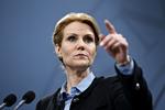 Helle Thorning-Schmidt (S) holder pressemøde