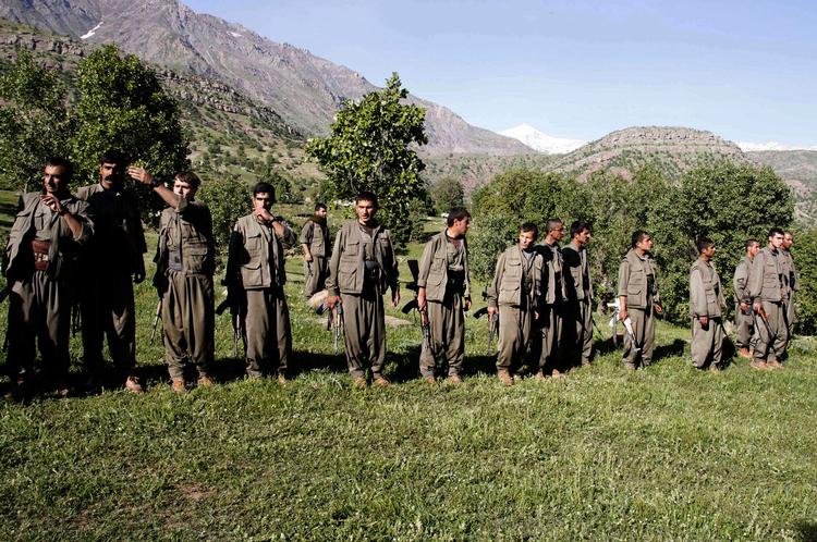 Forandring. PKK-oprørerne har  baser i Kandilbjergene i det nordlige  Irak. For nylig blev de informeret om tilbagetrækningsplanerne. 
