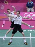 Medaljekandidater. De olympiske sølvvindere Mathias Boe (t.v.) og Carsten Mogensen er et af de bedre danske medaljebud ved det kommende VM i Kina. 