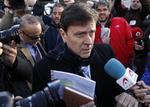 Skyldig. Eufemiano Fuentes ankommer her til en retsbygning i Madrid i slutningen af januar, hvor retssagen mod ham begyndte. 
