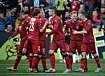 Sejr. Jubel efter Anders Møller Christensens scoring til 3-1 til FCN. 