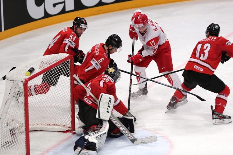 Succes? Nicklas Jensen scorede i sin VM-debut, men var på det tabende hold. 