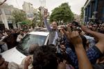Vinder? Nawaz Sharif var premierminister fra 1990 indtil 1993, hvor han blev fyret for korruption. 