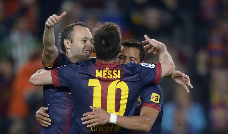 Mester. FC Barcelona er spansk mester. 