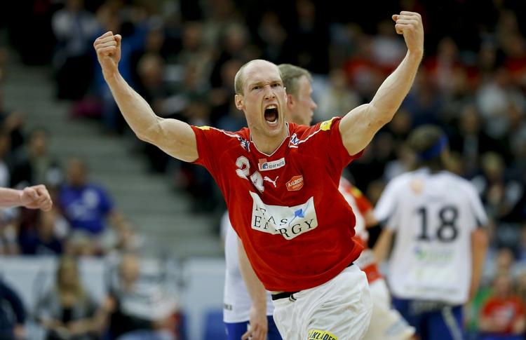 FINALIST. Men en samlet sejr på ét mål er Johan Jakobsson og de øvrige Aalborgspillere klar til DM-finalen. 