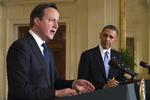 Vanskeligheder. David Cameron stod på talerstolen i Washington i aftes sammen med Barack Obama. Her blev der også talt en del om de problemer, EU står over for. 