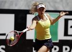 ELIMINERET. For tredje turnering i træk taber Caroline Wozniacki en kamp i 1. runde. 