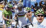 OPREJSNING. Sammenlagt er Peter Sagan (tv.) langt væk i Tour of California, men den slovakiske sprinter går det godt i massespurterne. 