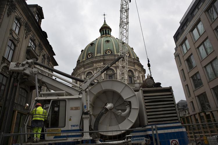Larm. Metrobyggeriet overskrider støjgrænserne. 