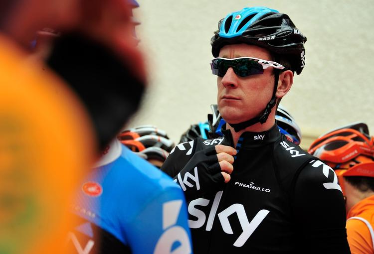 svækket. Lige som flere af sine holdkammerater er Bradley Wiggins ramt af sygdom under Giro d'Italia. 