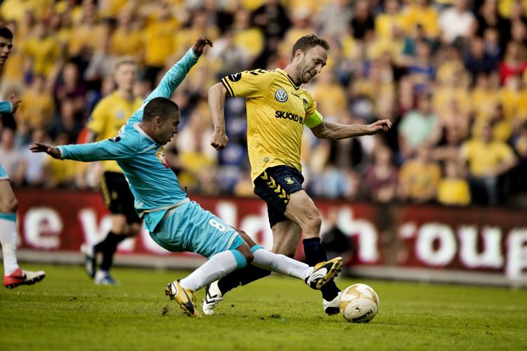 Storspil. Dennis Rommedahl var en af mange Brøndby-spillere, der for alvor blomstrede op i storsejren over FCN. 