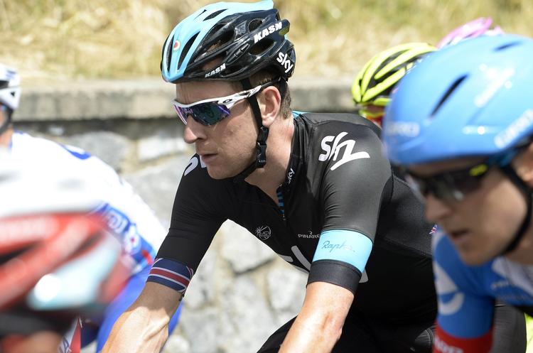 Giro. Bradley Wiggins levede ikke op til forventningerne på dagens Giro-etape. 