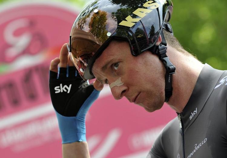 nedtur. En skade hindrer Bradley Wiggins i at træne på fuld intensitet forud for Tour de France. 