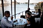 Dansk Arkitektur Centers café  på Christianshavn har en unik udsigt. 