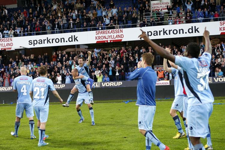 BRONZEVINDERE. Med en 1-0-sejr over FCK's mestre blev Randers FC for første gang nogen sinde medaljevinder. Randers Freja vandt dog sølv i 1973. 