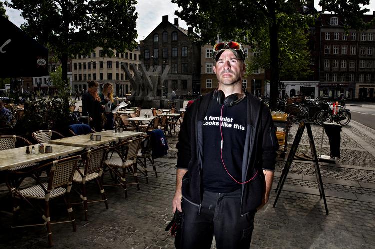 øjenvidne. Jacob Fessel stod her på Sankt Hans Torv, da han i 1993 blev ramt af en politikugle. Foto: Jacob Ehrbahn 