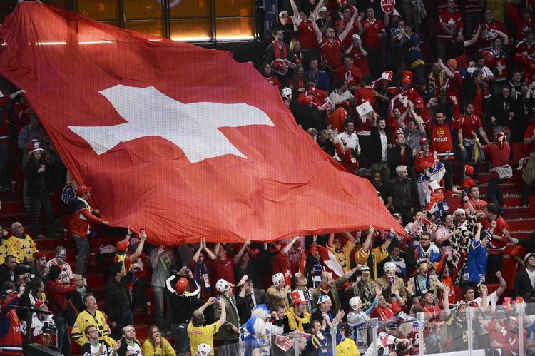 Jubel. Schweiz slog favoritterne fra USA med 3-0 i VM-semifinalen. 