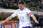 Kaptajnen. Fiorentina-anfører Manuel Pasqual og resten af Firenze-klubben er dybt skuffede efter Milans kontroversielle sejr søndag aften. 