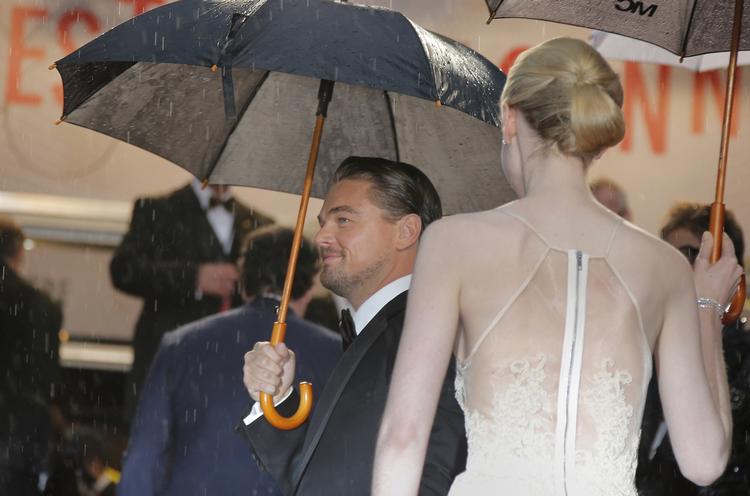 ONSDAG 15. MAJ. Den amerikanske superstjerne Leonardo DiCaprio ankommer til verdenspremieren på 'Den Store Gatsby', som åbnede filmfestivalen i Cannes. 