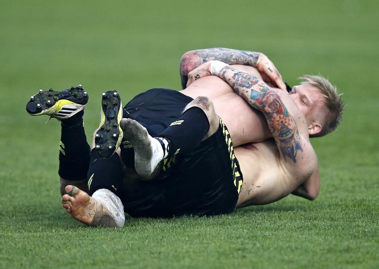 OVERLEVENDE. Også i næste sæson skal Simon Makienok og Frederik Holst spille Superligafodbold. 