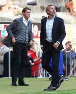 Team. Arnesen (t.v.) var bl.a. manden, der hentede træner Thorsten Fink til klubben. 