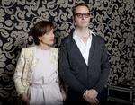 Kristin Scott Thomas i selskab med Refn, hvis nye film umiddelbart ikke har charmeret Cannes-folket på samme måde som 'Drive' gjorde i 2011. 
