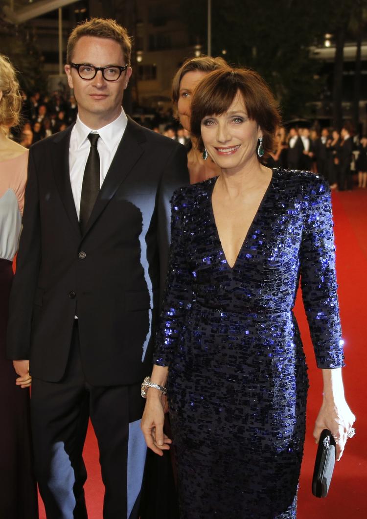 Nicolas Winding Refn og Kristin Scott Thomas på den røde løber. 
