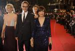 Kristin Scott Thomas, Nicolas Winding Refn med hustruen Liv Corfixen på den røde løber. 